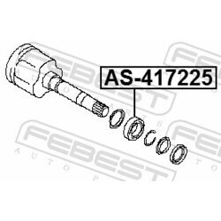 Ložisko hnacieho hriadeľa FEBEST AS-417225 - obr. 1