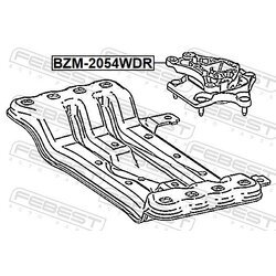 Uloženie automatickej prevodovky FEBEST BZM-2054WDR - obr. 1