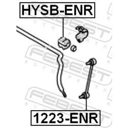 Uloženie priečneho stabilizátora FEBEST HYSB-ENR - obr. 1