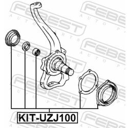 Opravná sada čapu nápravy FEBEST KIT-UZJ100 - obr. 1