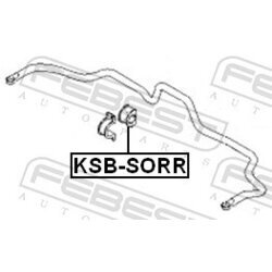 Uloženie priečneho stabilizátora FEBEST KSB-SORR - obr. 1