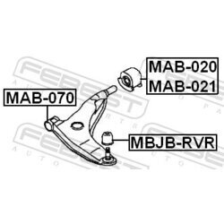 Uloženie riadenia FEBEST MAB-020 - obr. 1