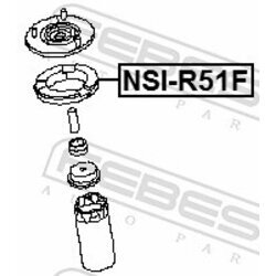 Tanier pružiny FEBEST NSI-R51F - obr. 1