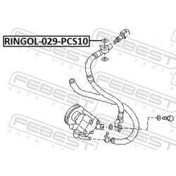 Tesniaci krúžok servočerpadla FEBEST RINGOL-029-PCS10 - obr. 1