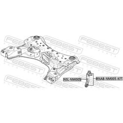 Opravná sada spojovacej tyče stabilizátora FEBEST RNAB-NM005-KIT - obr. 1