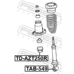 Doraz odpruženia FEBEST TD-AZT250R - obr. 1