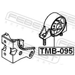 Uloženie motora FEBEST TMB-095 - obr. 1