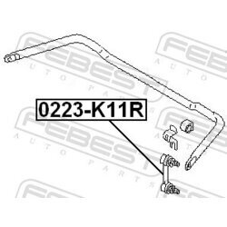 Tyč/Vzpera stabilizátora FEBEST 0223-K11R - obr. 1