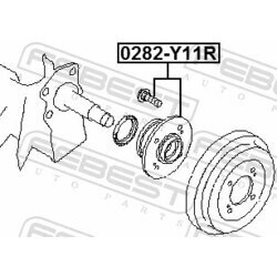 Náboj kolesa FEBEST 0282-Y11R - obr. 1