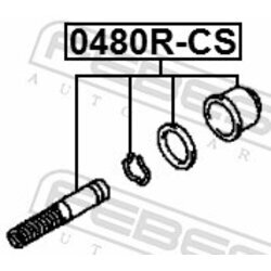 Sada na opravu hlavného spojkového valca FEBEST 0480R-CS - obr. 1