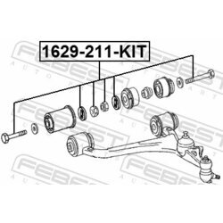 Skrutka pre nastavenie odklonu kolesa FEBEST 1629-211-KIT - obr. 1