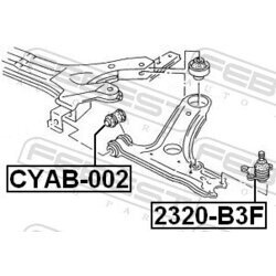 Zvislý/nosný čap FEBEST 2320-B3F - obr. 1