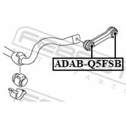 Uloženie vzpery nápravy FEBEST ADAB-Q5FSB - obr. 1