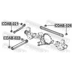 Uloženie riadenia FEBEST CDAB-022 - obr. 1