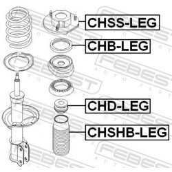 Ložisko pružnej vzpery FEBEST CHSS-LEG - obr. 1