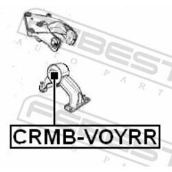 Uloženie motora FEBEST CRMB-VOYRR - obr. 1