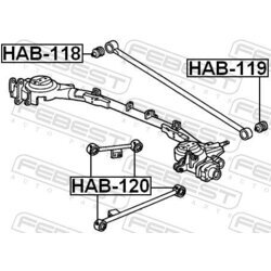 Uloženie riadenia FEBEST HAB-119 - obr. 1