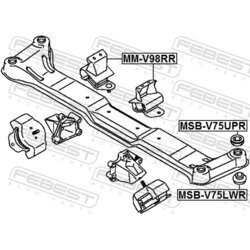 Uloženie motora FEBEST MM-V98RR - obr. 1