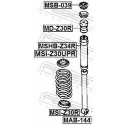 Tanier pružiny FEBEST MSI-Z30UPR - obr. 1