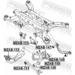 Uloženie riadenia FEBEST MZAB-146 - obr. 1