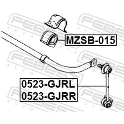 Uloženie priečneho stabilizátora FEBEST MZSB-015 - obr. 1