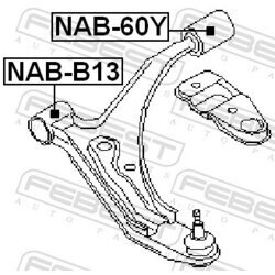 Uloženie riadenia FEBEST NAB-B13 - obr. 1