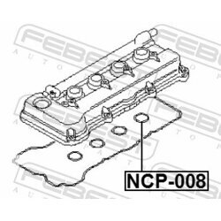 Tesnenie veka hlavy valcov FEBEST NCP-008 - obr. 1