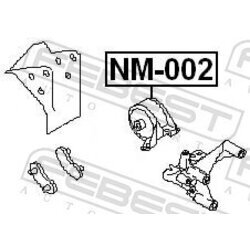 Uloženie motora FEBEST NM-002 - obr. 1