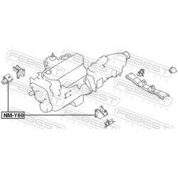 Uloženie motora FEBEST NM-Y60 - obr. 1