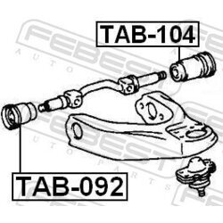 Uloženie riadenia FEBEST TAB-104 - obr. 1