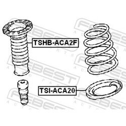 Tanier pružiny FEBEST TSI-ACA20 - obr. 1