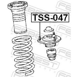 Ložisko pružnej vzpery FEBEST TSS-047 - obr. 1