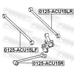 Rameno zavesenia kolies FEBEST 0125-ACU15LR - obr. 1