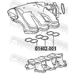 Tesnenie kolena sac. potrubia FEBEST 01402-001 - obr. 1