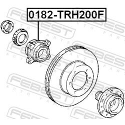 Náboj kolesa FEBEST 0182-TRH200F - obr. 1