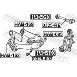 Rameno zavesenia kolies FEBEST 0325-RE - obr. 1