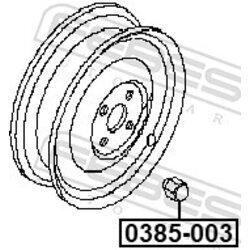 Matica kolesa FEBEST 0385-003 - obr. 1