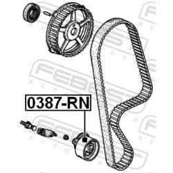 Napínacia kladka ozubeného remeňa FEBEST 0387-RN - obr. 1