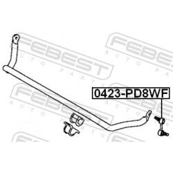 Tyč/Vzpera stabilizátora FEBEST 0423-PD8WF - obr. 1