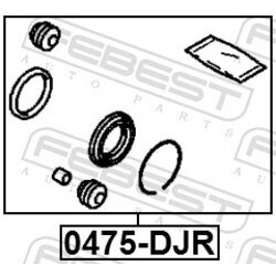 Opravná sada brzdového strmeňa FEBEST 0475-DJR - obr. 1