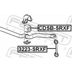 Tyč/Vzpera stabilizátora FEBEST 3223-SRXF - obr. 1