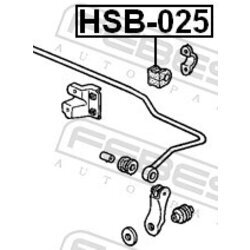 Uloženie priečneho stabilizátora FEBEST HSB-025 - obr. 1