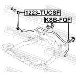 Uloženie priečneho stabilizátora FEBEST KSB-FQF - obr. 1