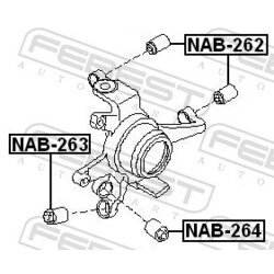 Uloženie riadenia FEBEST NAB-264 - obr. 1