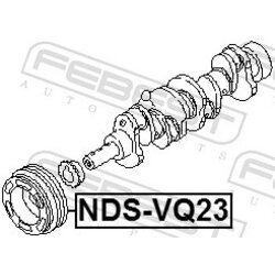 Remenica kľukového hriadeľa FEBEST NDS-VQ23 - obr. 1