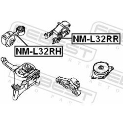 Uloženie motora FEBEST NM-L32RR - obr. 1