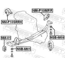 Uloženie motora FEBEST NM-P10MRR - obr. 1