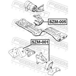 Uloženie motora FEBEST SZM-001 - obr. 1