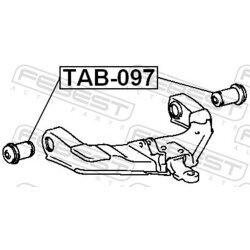 Uloženie riadenia FEBEST TAB-097 - obr. 1