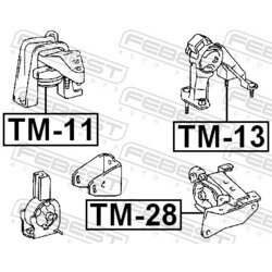 Uloženie motora FEBEST TM-13 - obr. 1